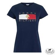 Tommy Hilfiger Equestrian TH Statement T-Shirt - Blå